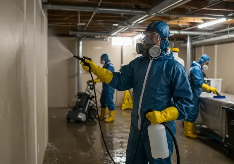 Basement Sanitization and Antimicrobial Treatment process in Norfolk, NE